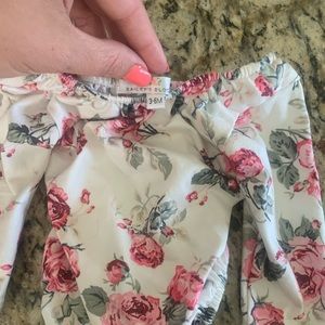 Bailey’s Blossoms- off shoulder rose bodysuit- 3-6